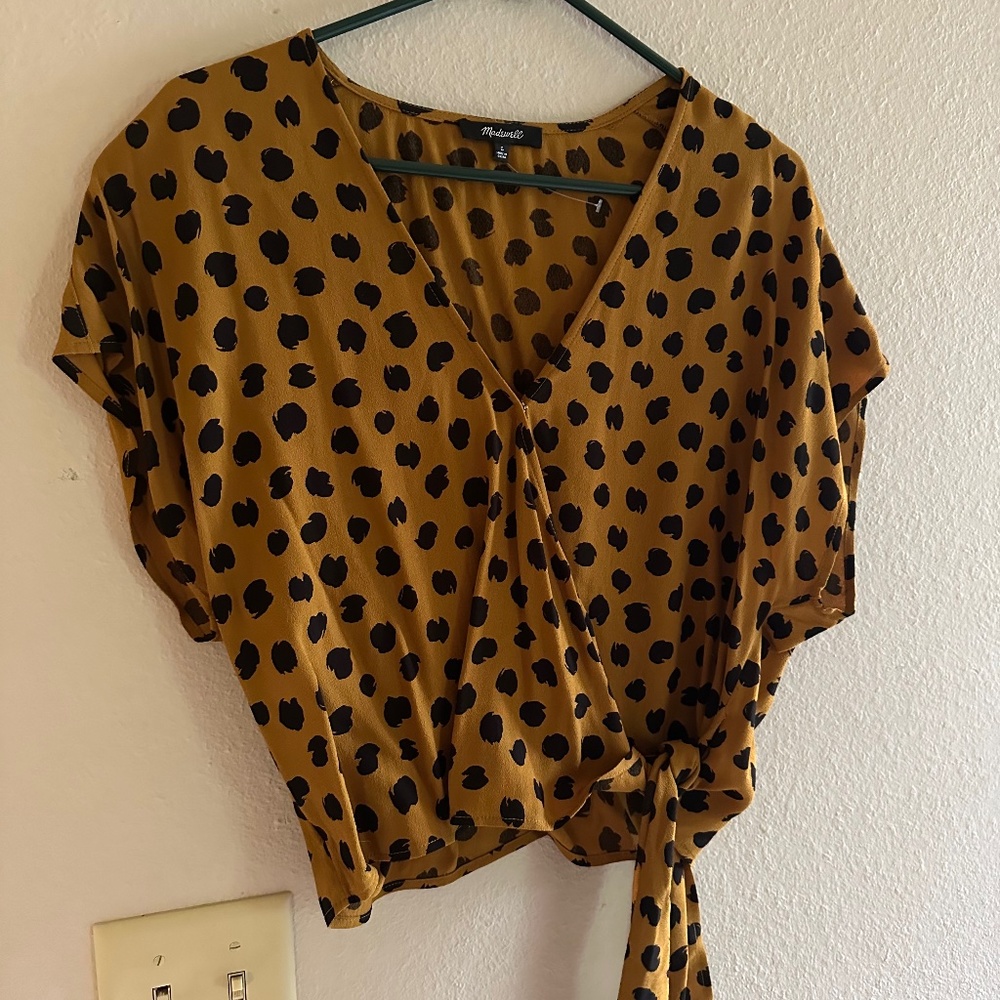 Madewell wrap top